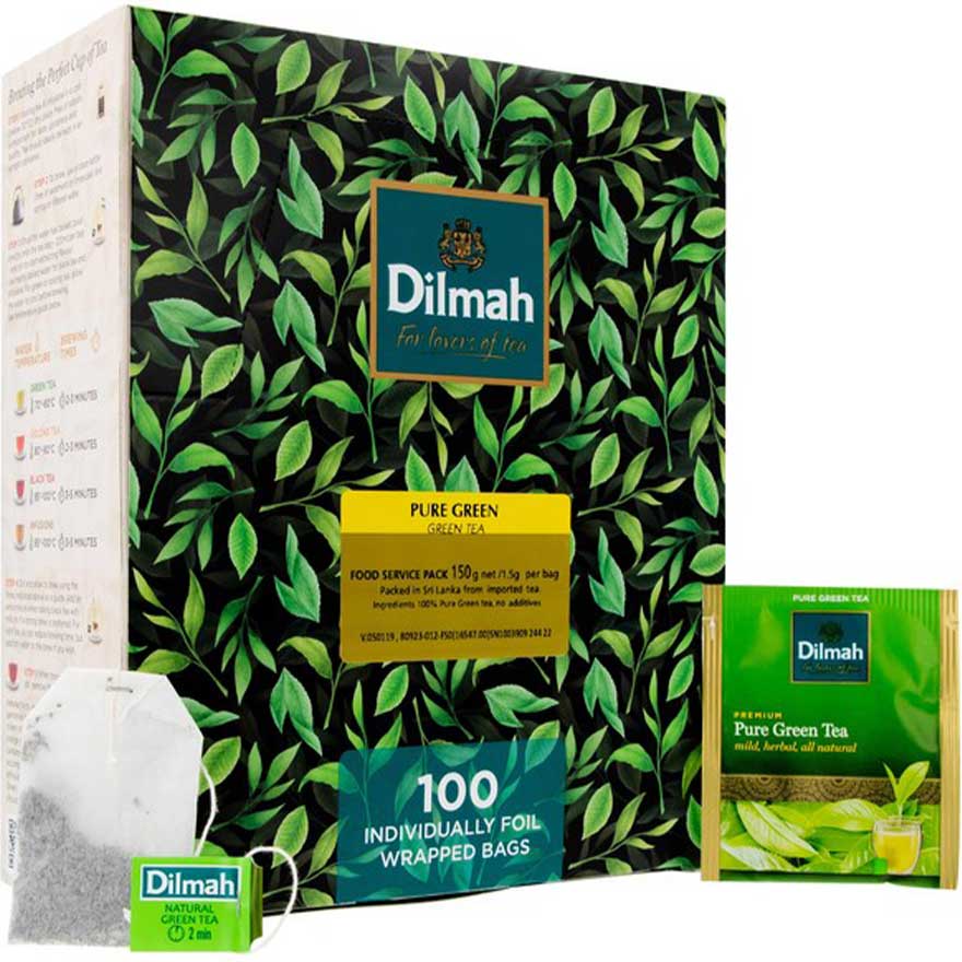Dilmah - Pure Green Tea - 100 bags